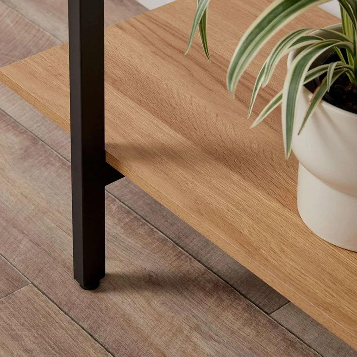 Porto Bookcase - Black Mocka