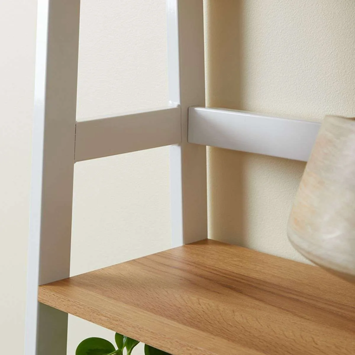 Porto Five Shelves - White Mocka