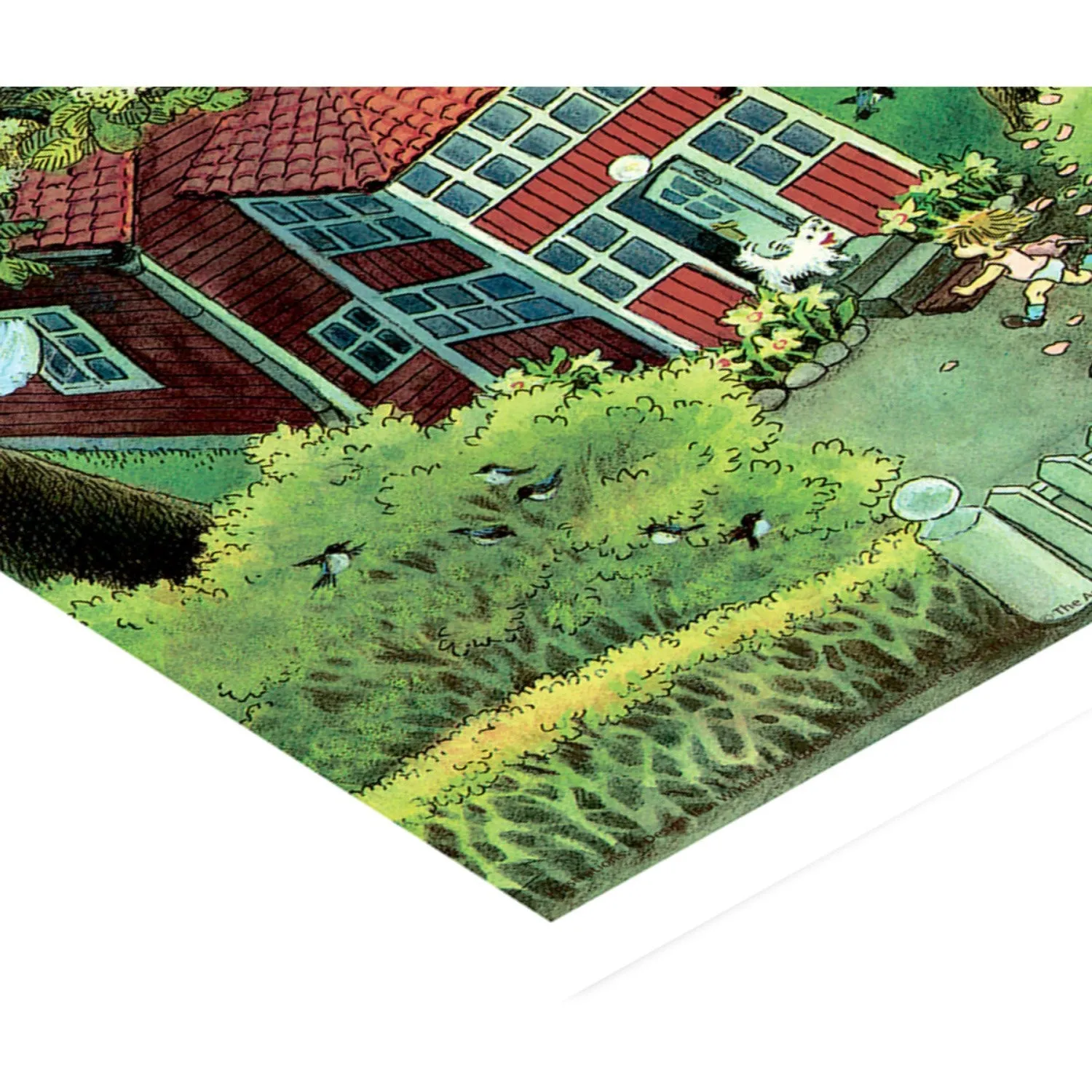 Poster & Frame Astrid Lindgren - Running In The Garden - Lotta On Troublemaker Street