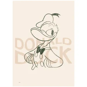 Poster & Frame Disney - Donald Duck Green
