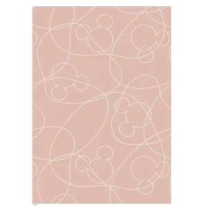 Poster & Frame Disney - Pink & White Mickey Outline
