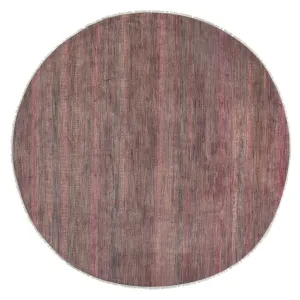 Purple Modern Wool Blend Rug - 10'3" Round