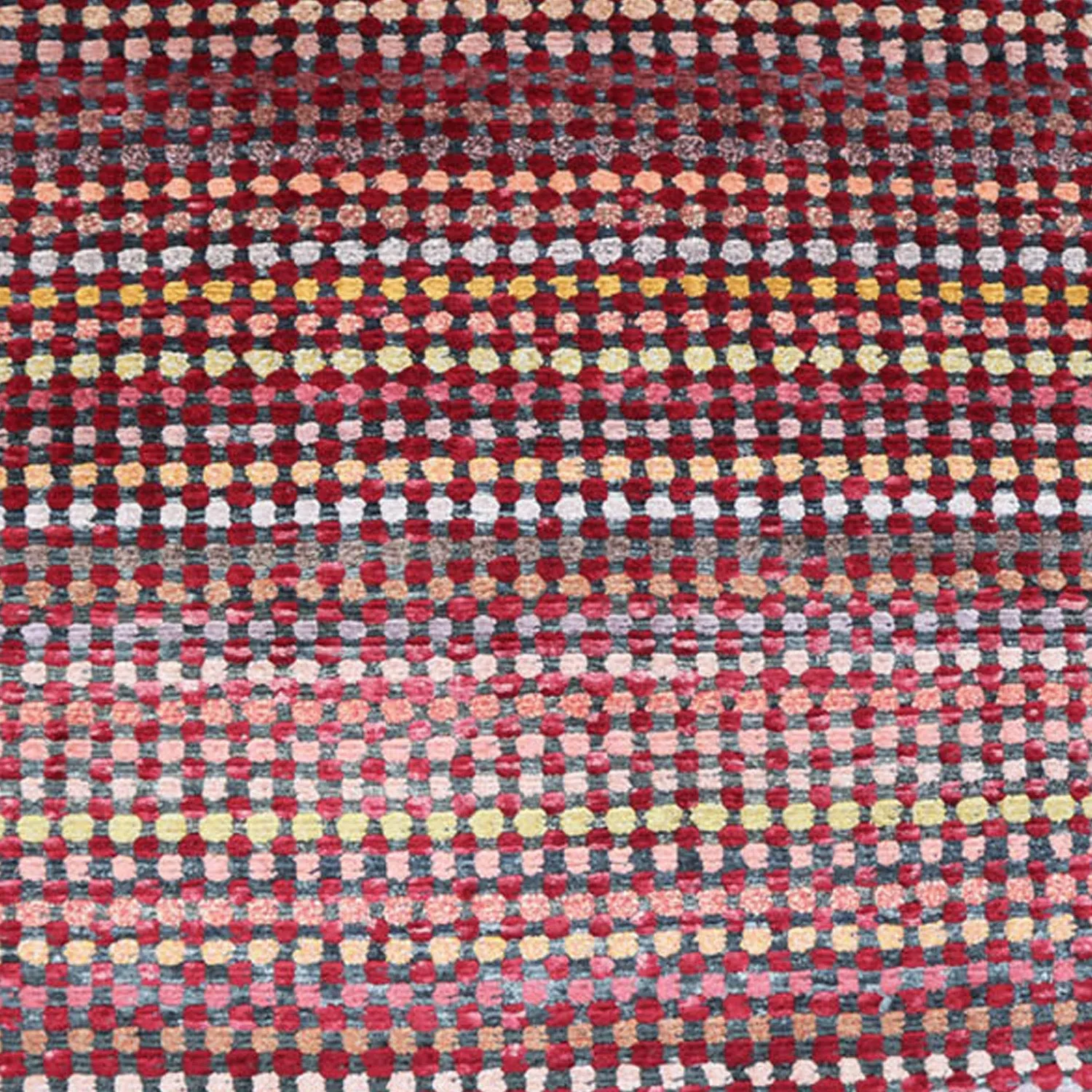 Purple Nu Vibrant Modern Tibetan Silk Rug - 8' x 10'1"