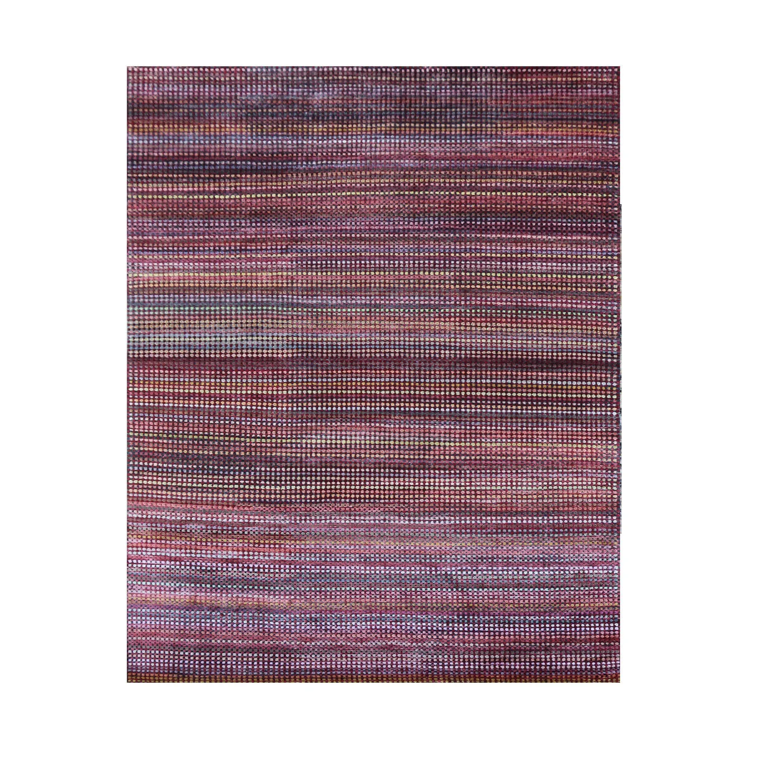 Purple Nu Vibrant Modern Tibetan Silk Rug - 8' x 10'1"
