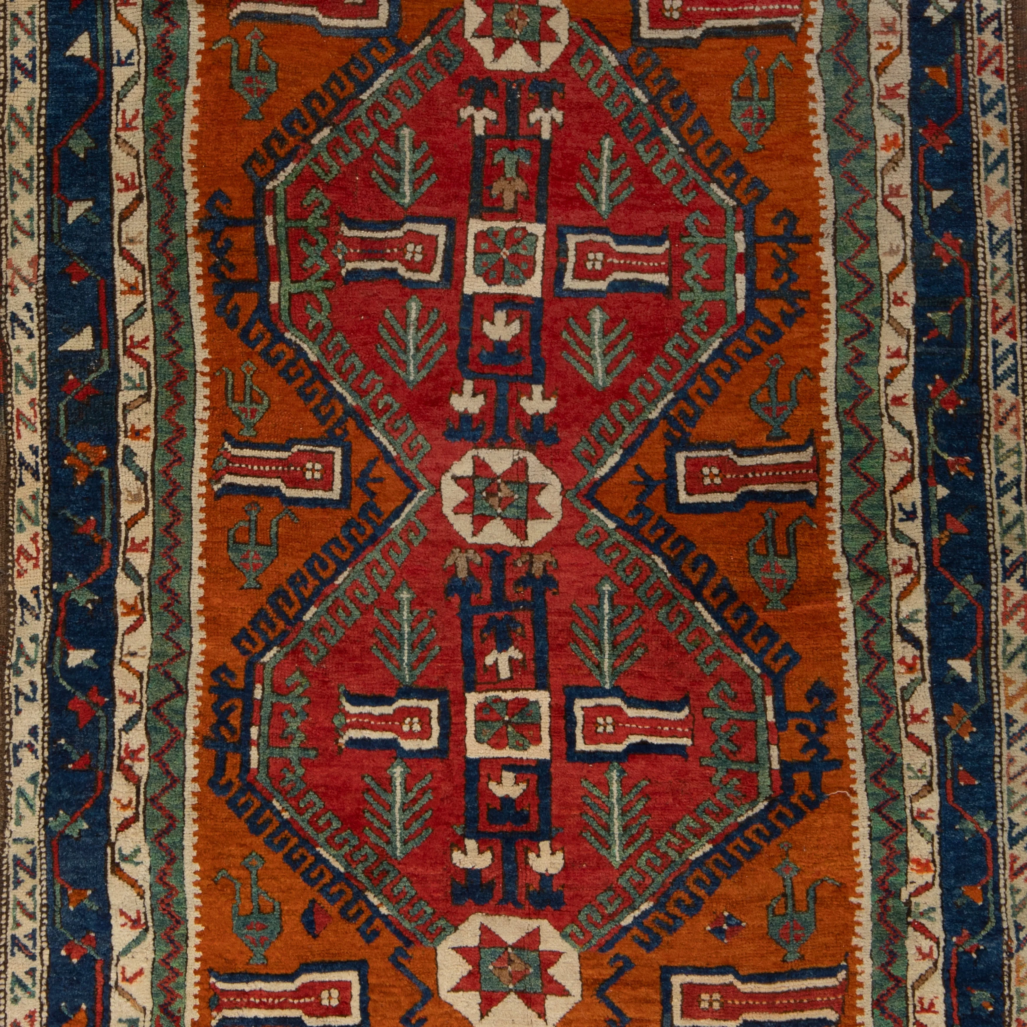 Red Antique Turkish Rug - 5' x 7'5''