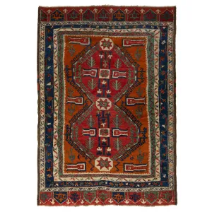 Red Antique Turkish Rug - 5' x 7'5''
