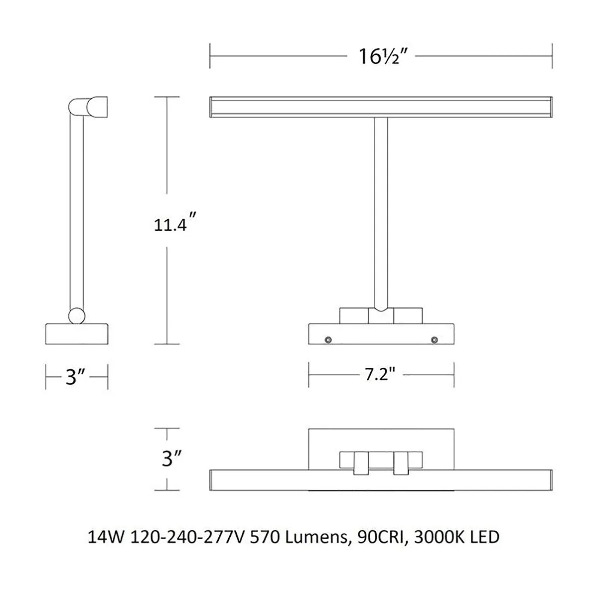 Reed LED Adjustable Picture Light