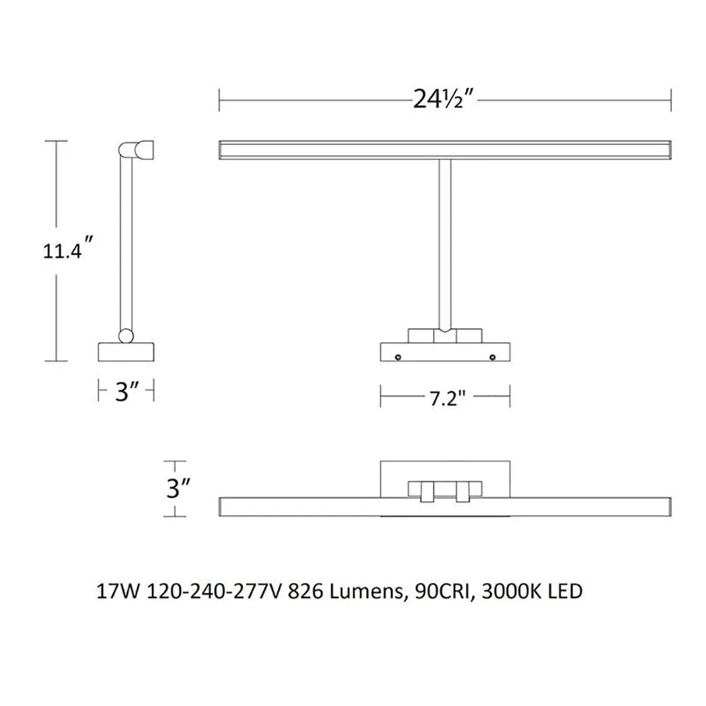 Reed LED Adjustable Picture Light