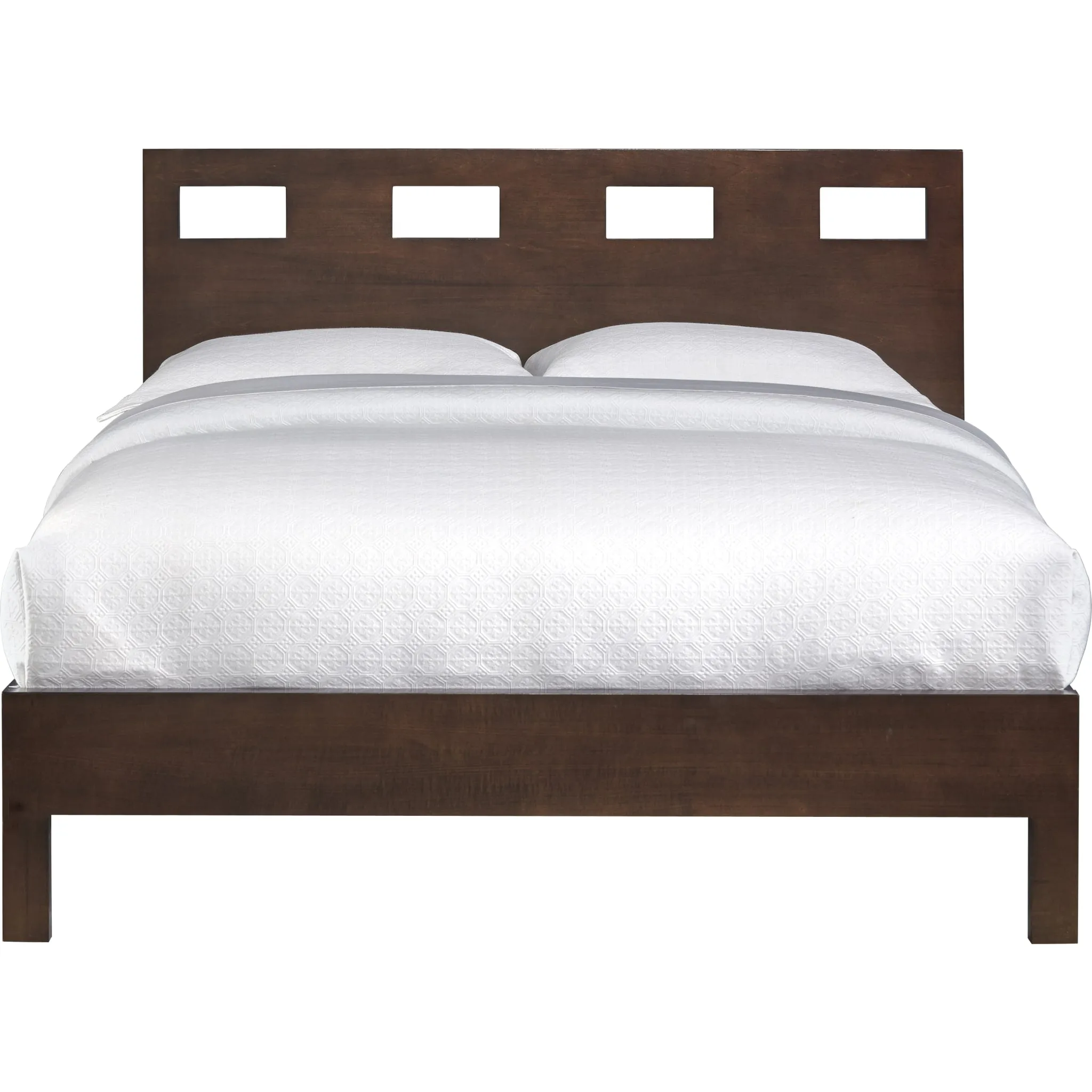 Riva Wood Bed in Chocolate Brown Modus