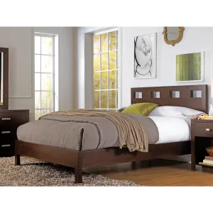 Riva Wood Bed in Chocolate Brown Modus