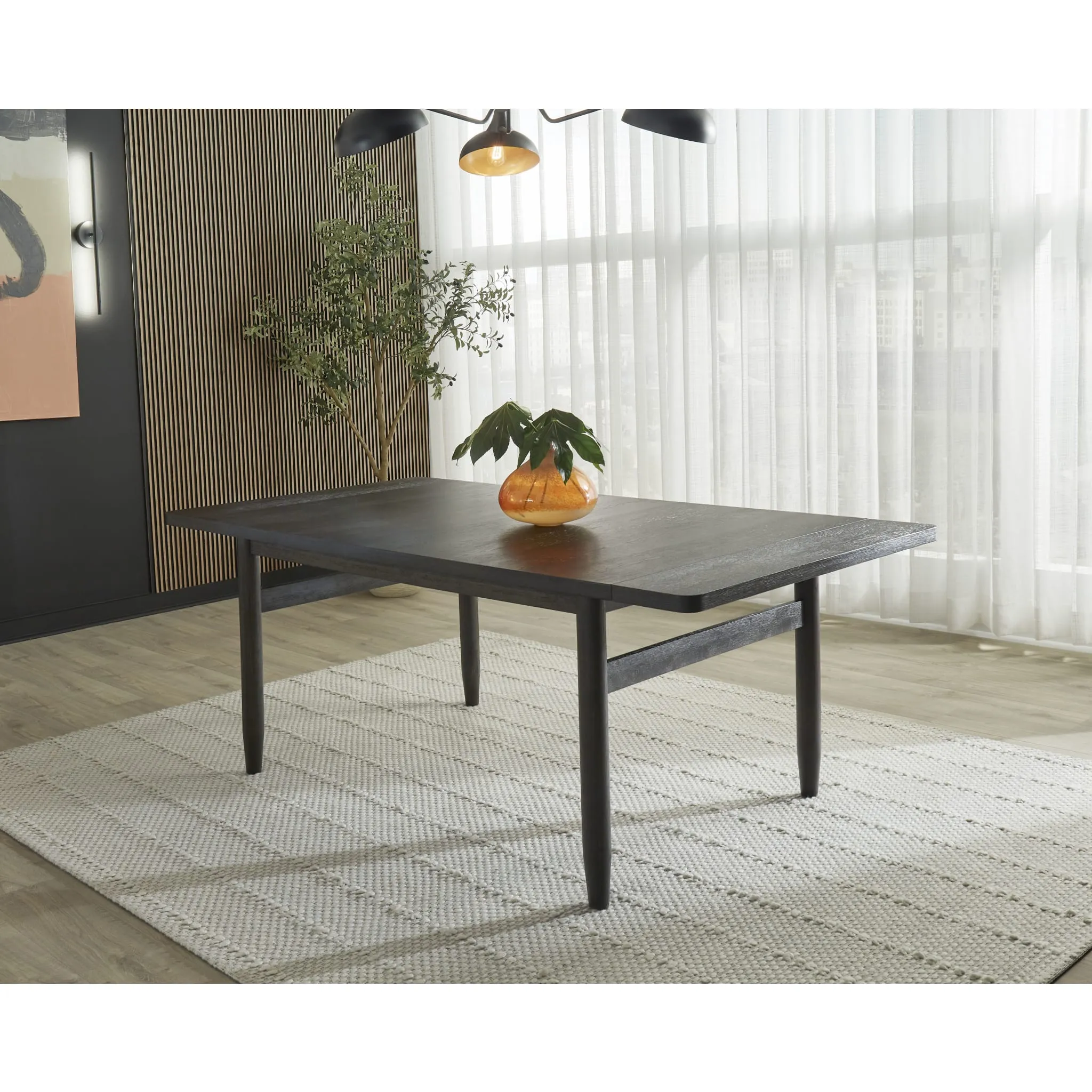 Rockport Double Extension Dining Table in Yin Modus