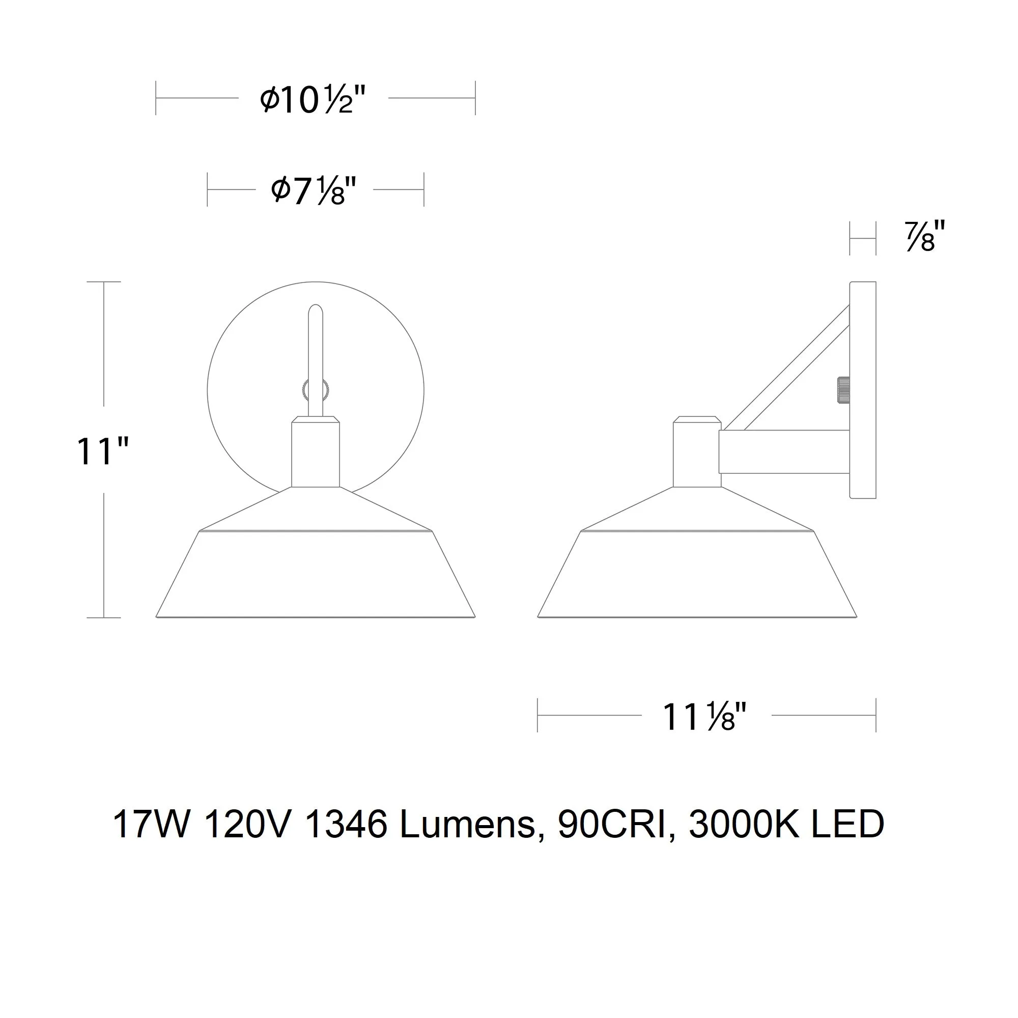 Rockport LED Outdoor Wall Sconce