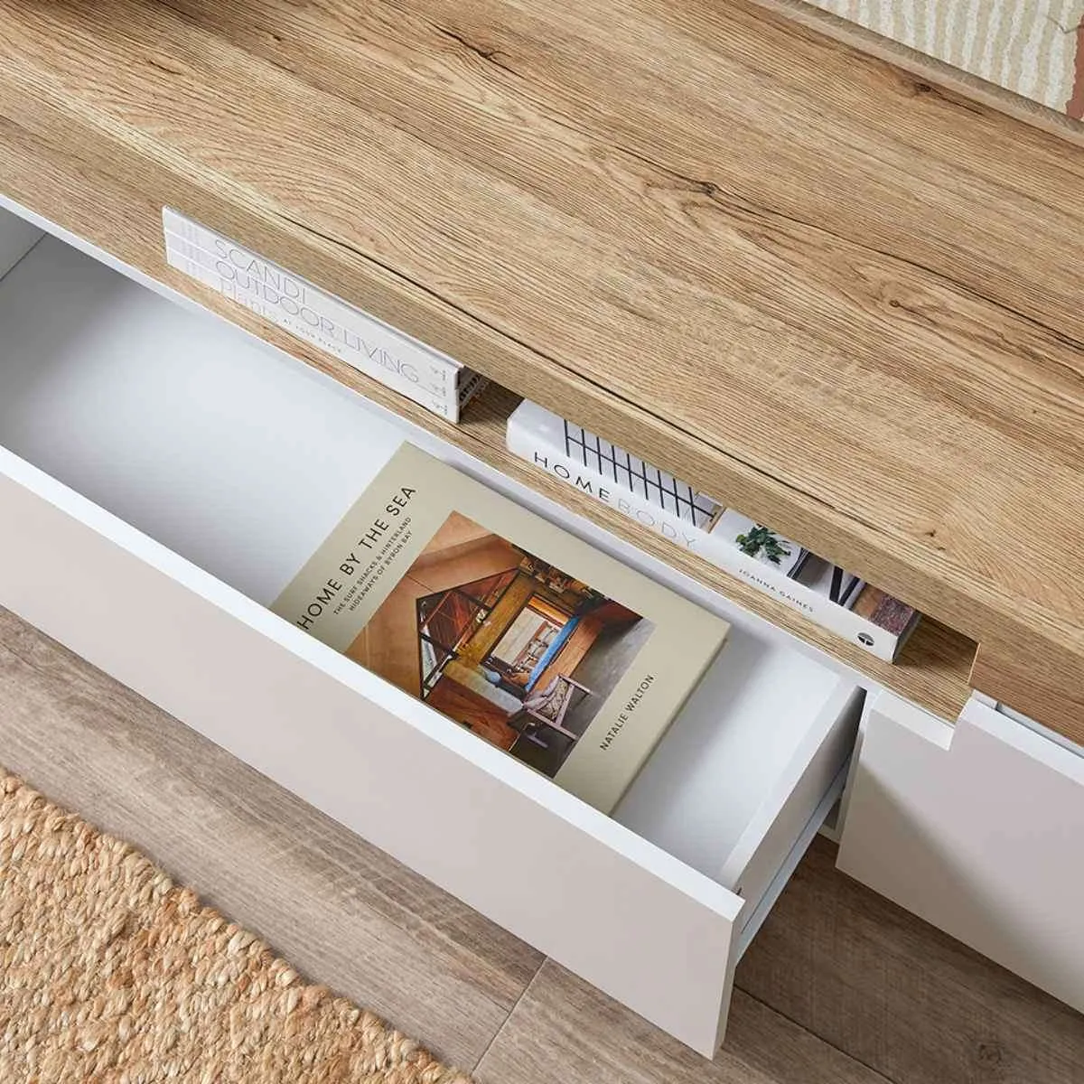 Sadie Entertainment Unit - Large Mocka