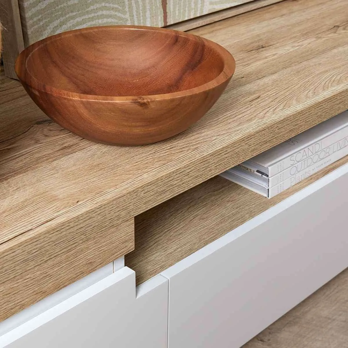 Sadie Entertainment Unit - Large Mocka