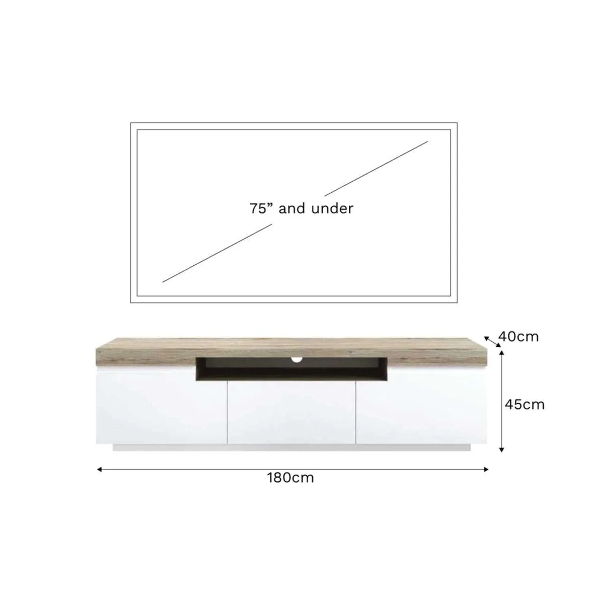 Sadie Entertainment Unit Mocka