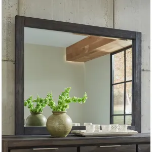 Savanna Solid Wood Dresser Mirror in Coffee Bean Modus