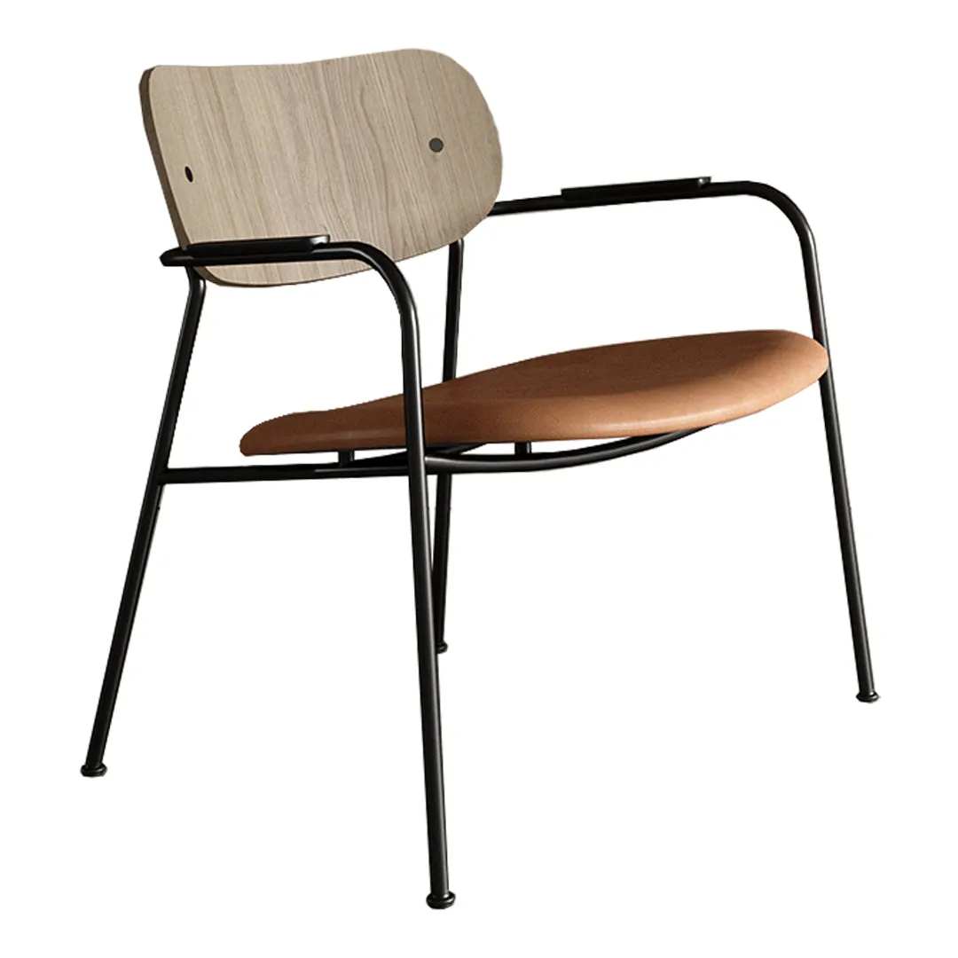 Scope Lounge Armchair - Seat Upholstered - Stackable