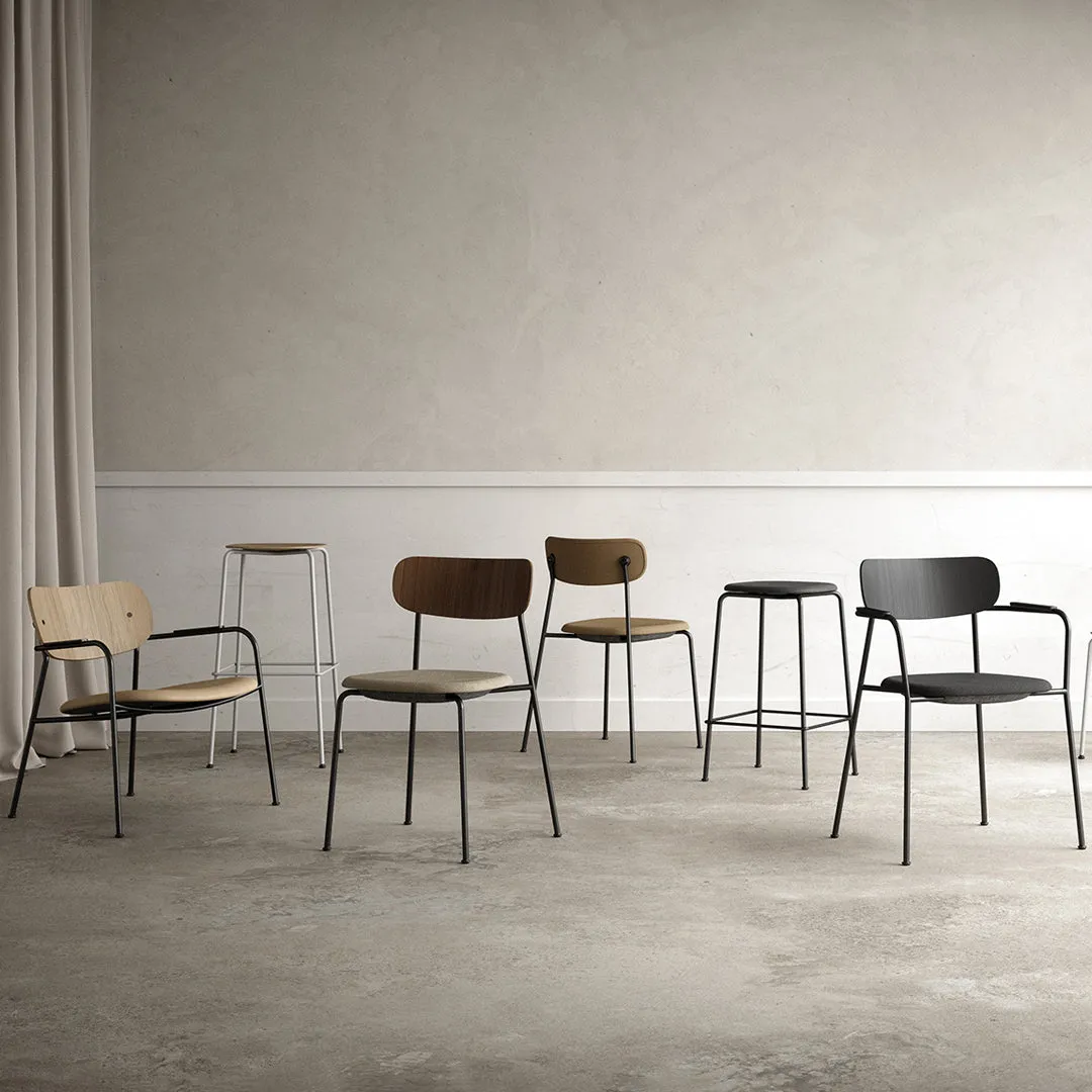 Scope Lounge Armchair - Seat Upholstered - Stackable