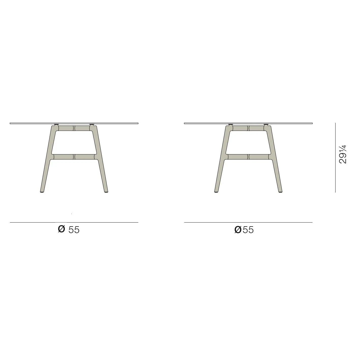 SEAX Round Dining Table