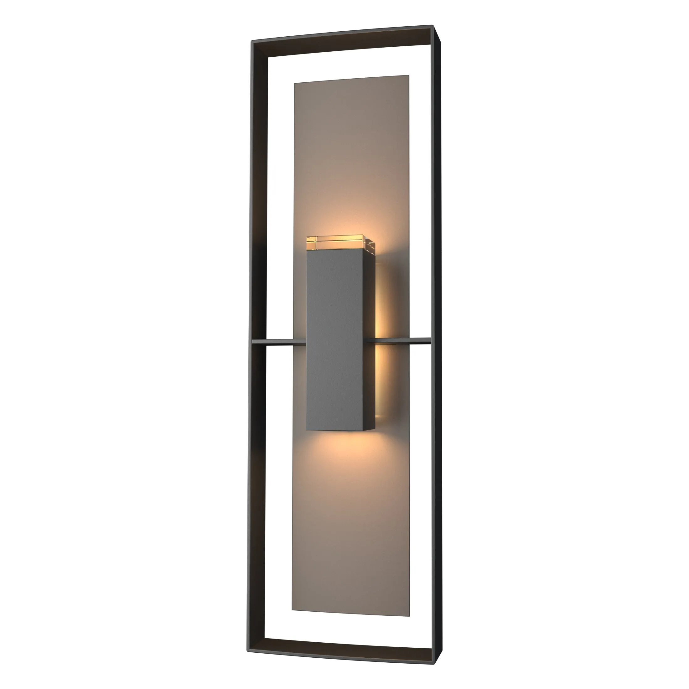 Shadow Box Tall Outdoor Wall Sconce