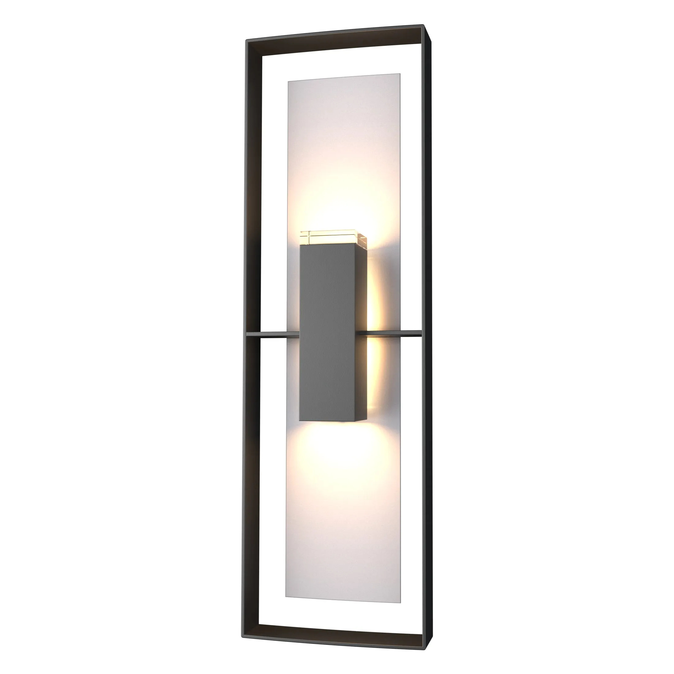 Shadow Box Tall Outdoor Wall Sconce