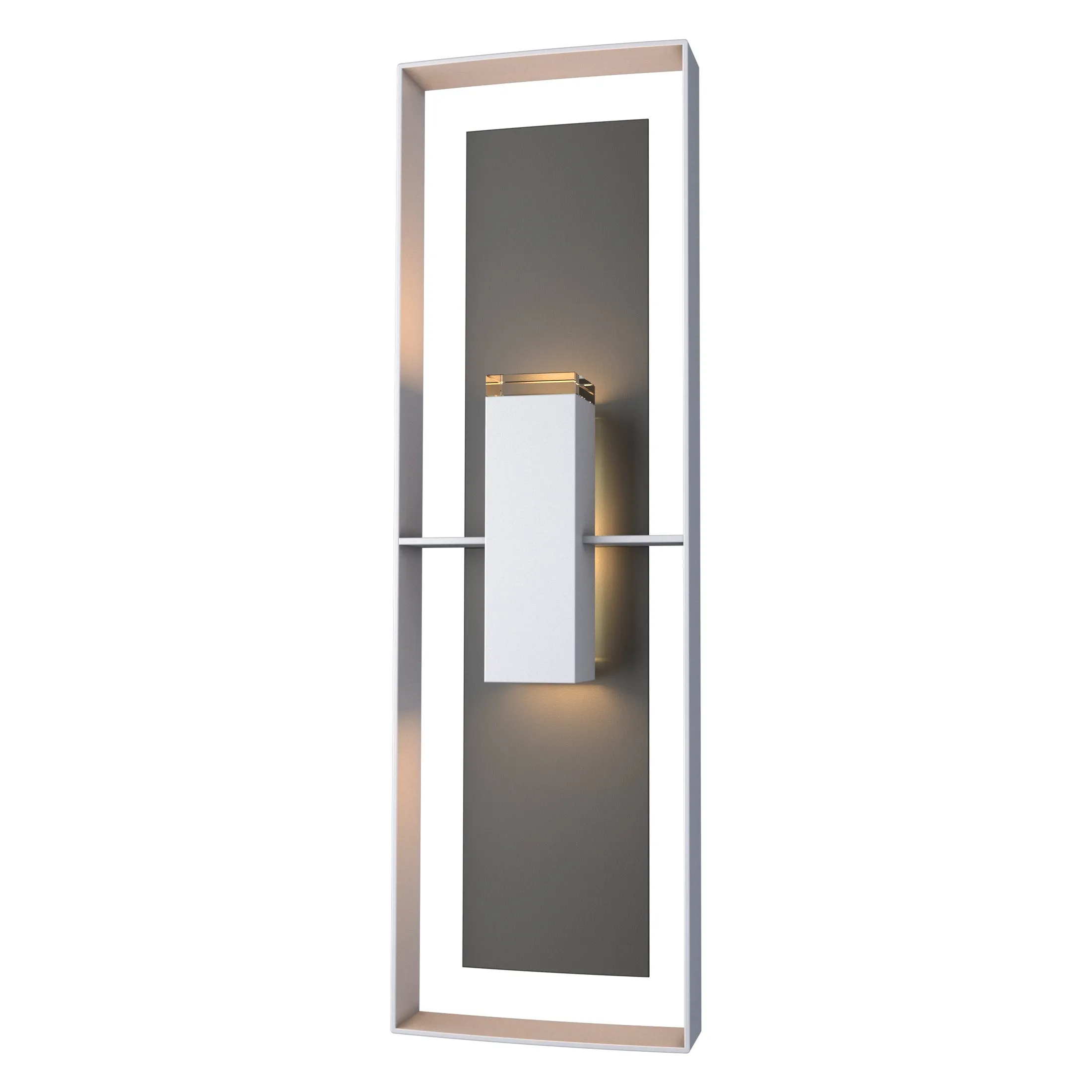 Shadow Box Tall Outdoor Wall Sconce