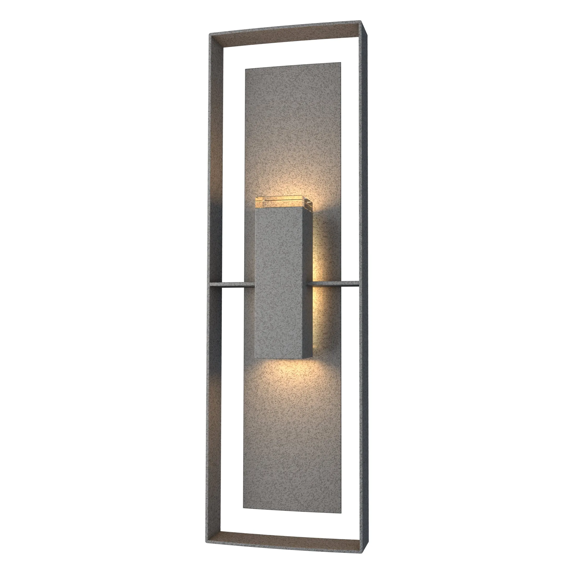 Shadow Box Tall Outdoor Wall Sconce