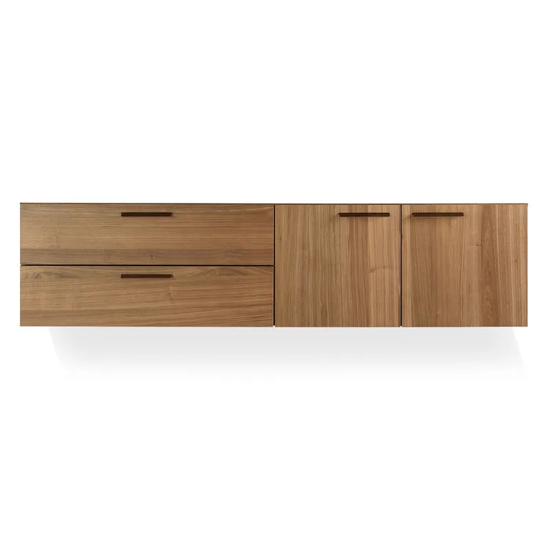 Shale 2 Door/2 Drawer Wall-Mounted Cabinet