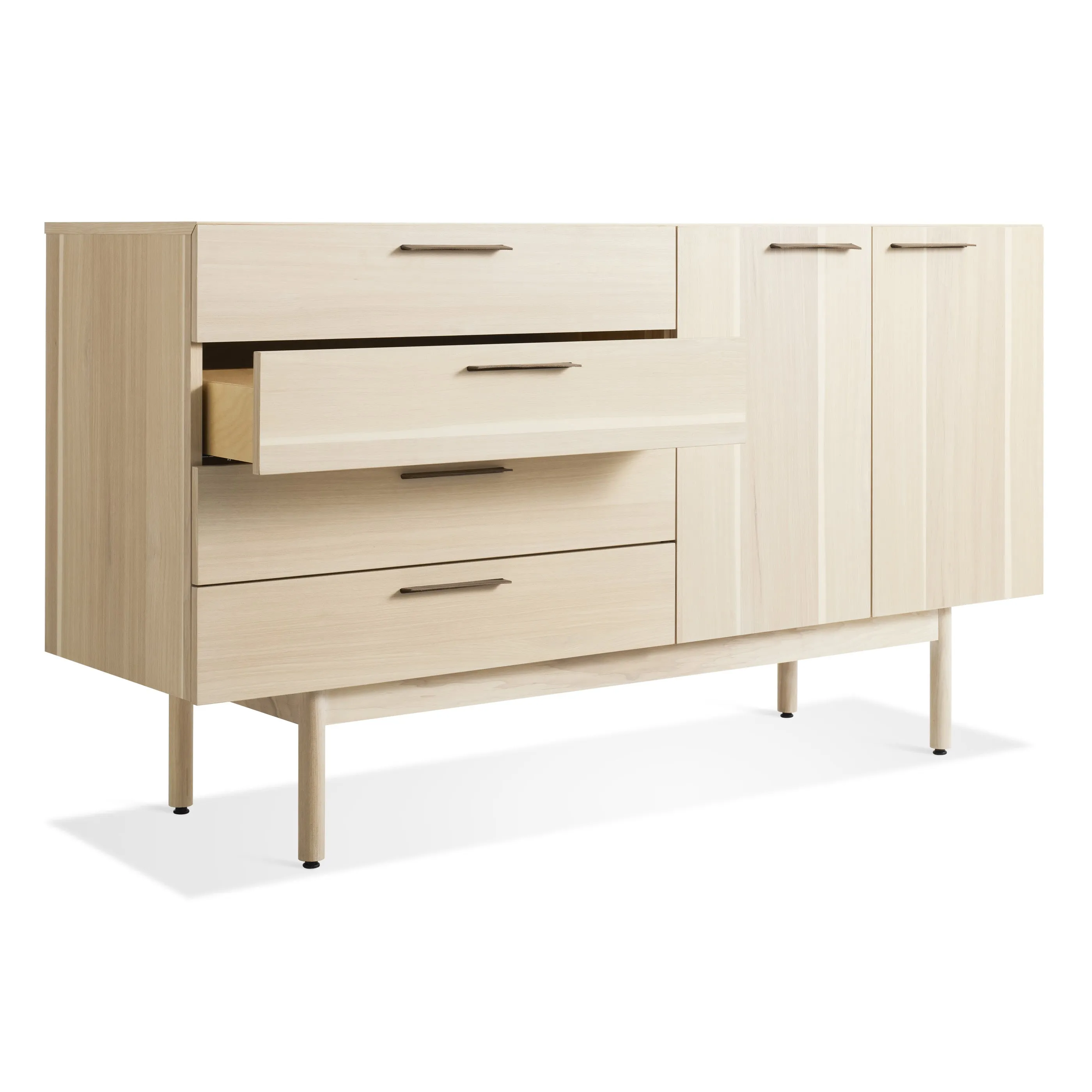 Shale 4 Drawer/2 Door Credenza