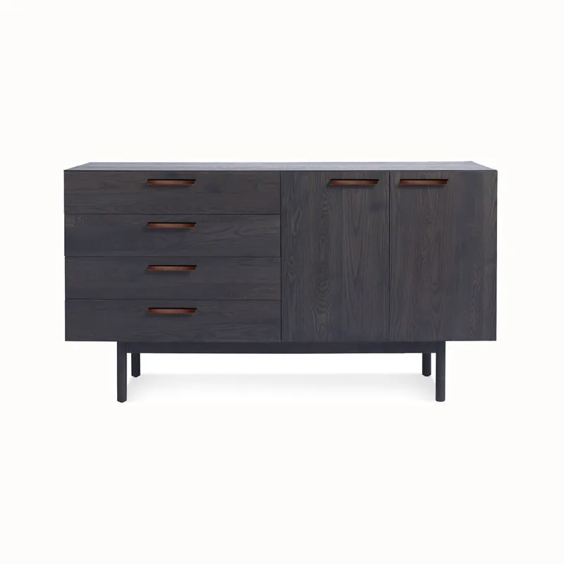 Shale 4 Drawer/2 Door Credenza