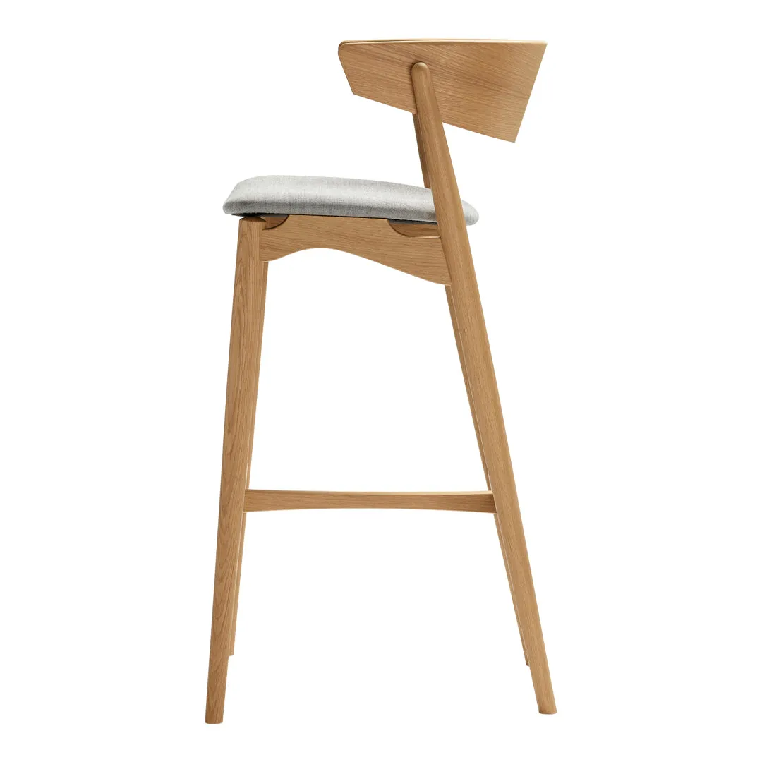 Sibast No 7 Bar Stool - Seat Upholstered
