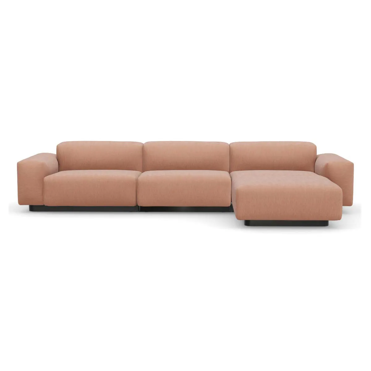 Soft Modular 3-Seater Sofa with Chaise Longue