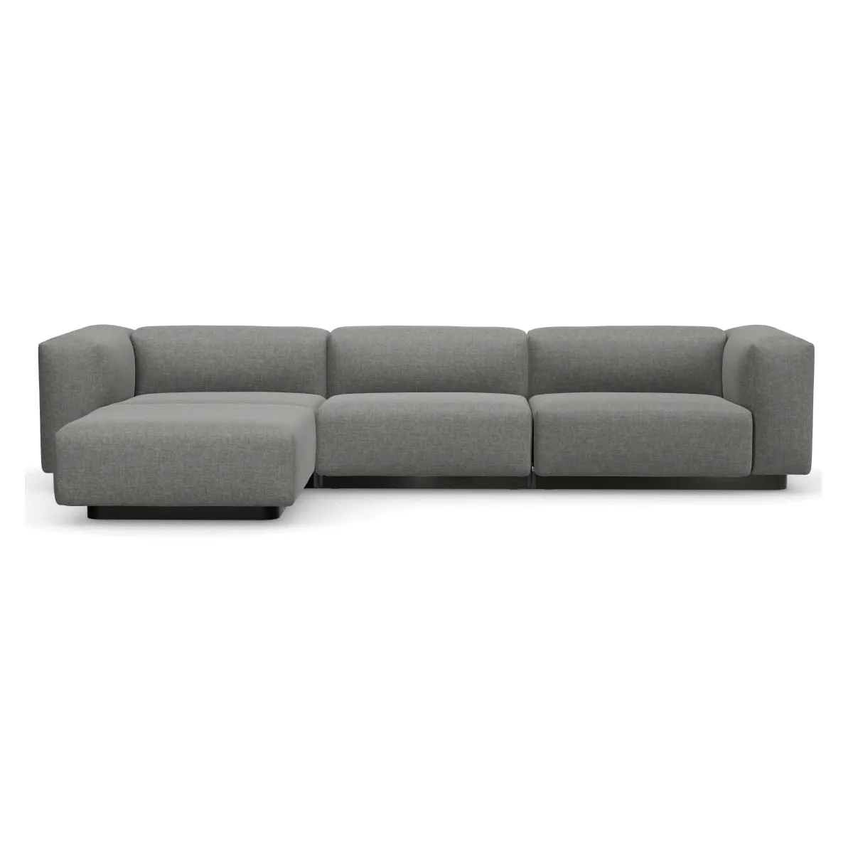 Soft Modular 3-Seater Sofa with Chaise Longue