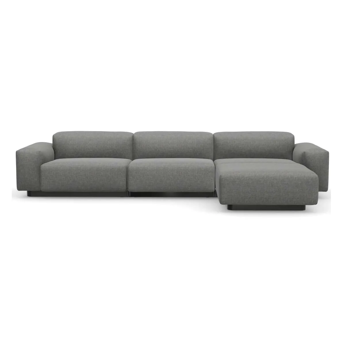 Soft Modular 3-Seater Sofa with Chaise Longue