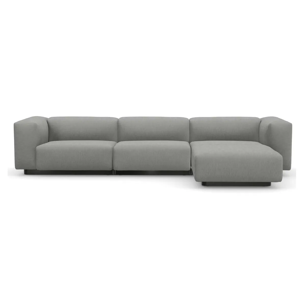 Soft Modular 3-Seater Sofa with Chaise Longue