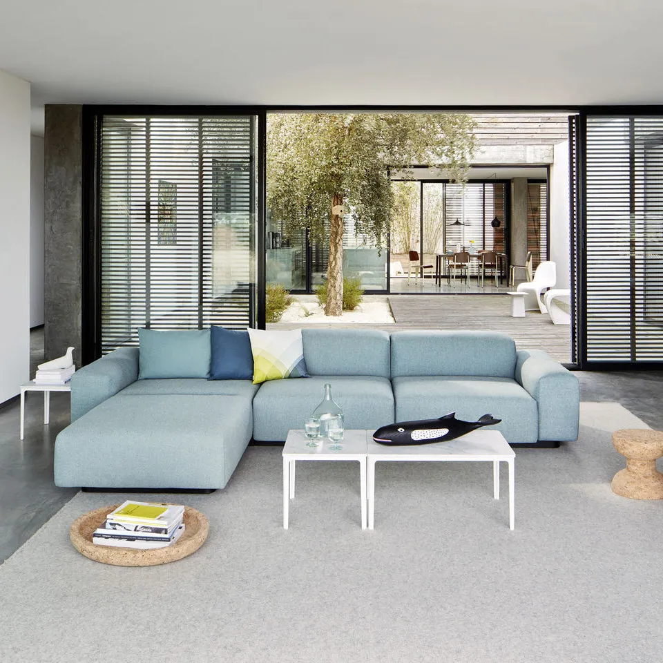 Soft Modular 3-Seater Sofa with Chaise Longue