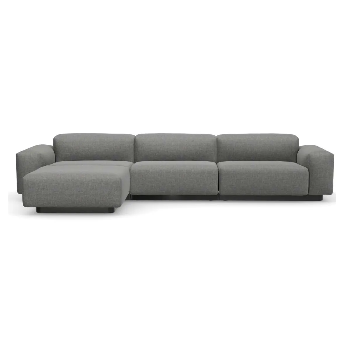 Soft Modular 3-Seater Sofa with Chaise Longue