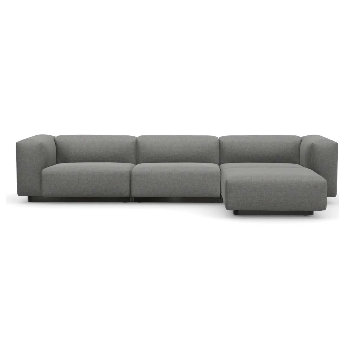 Soft Modular 3-Seater Sofa with Chaise Longue