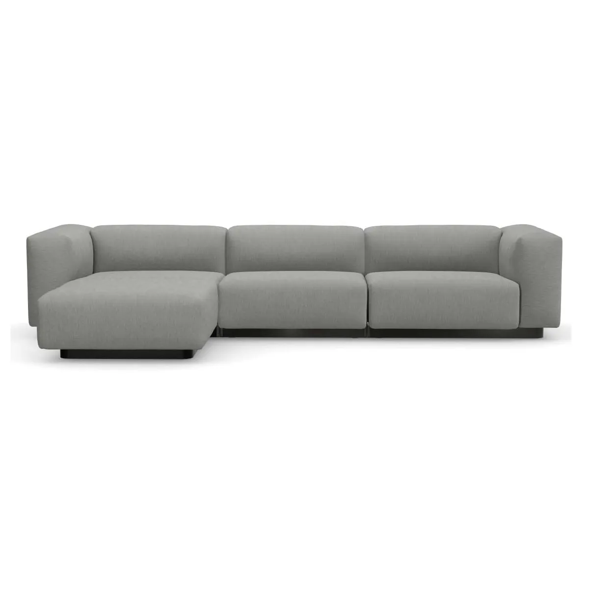 Soft Modular 3-Seater Sofa with Chaise Longue