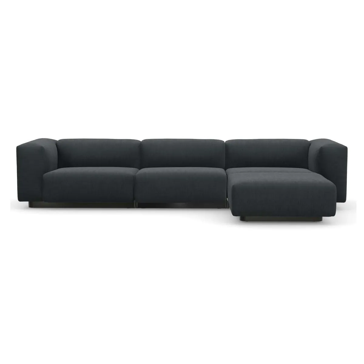 Soft Modular 3-Seater Sofa with Chaise Longue