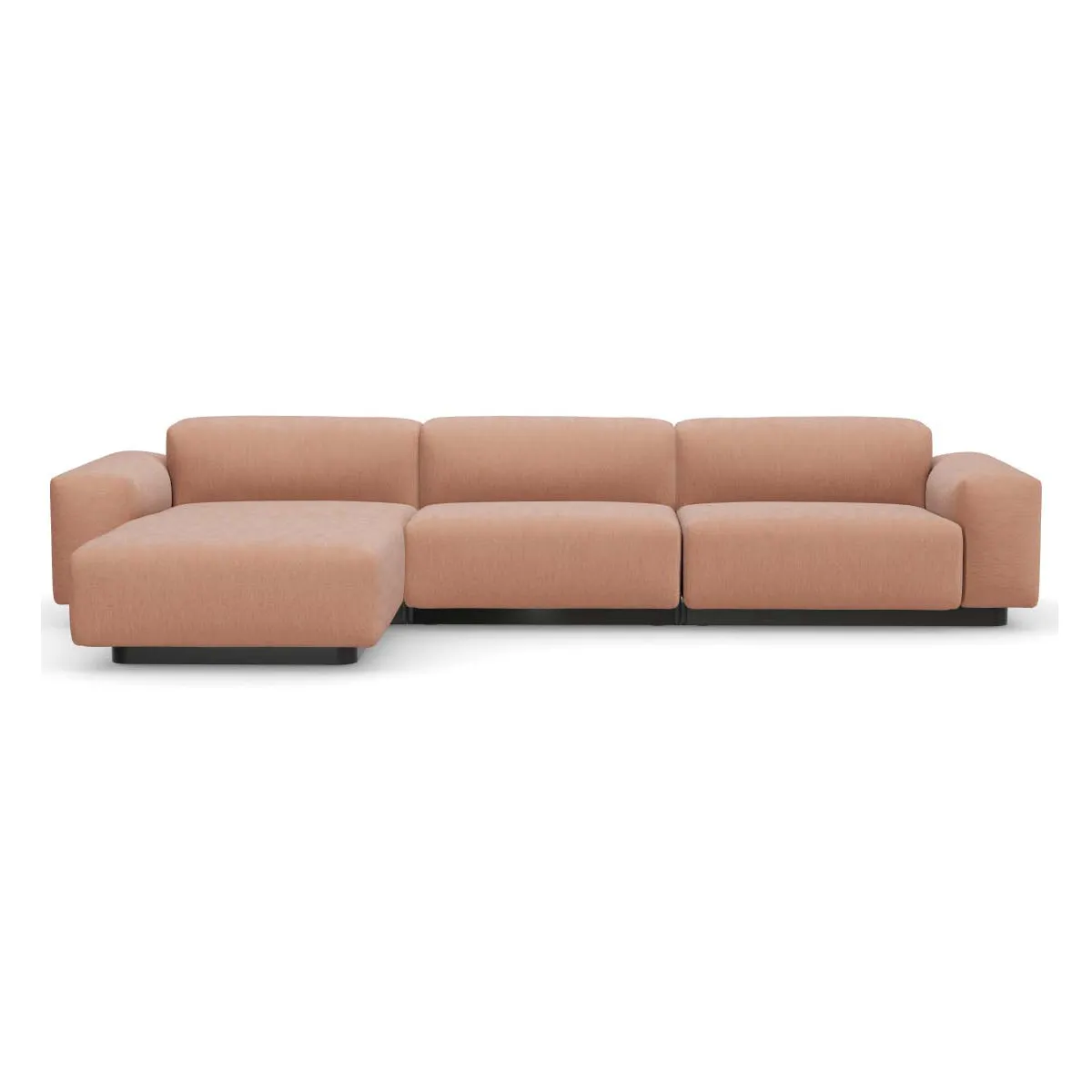 Soft Modular 3-Seater Sofa with Chaise Longue