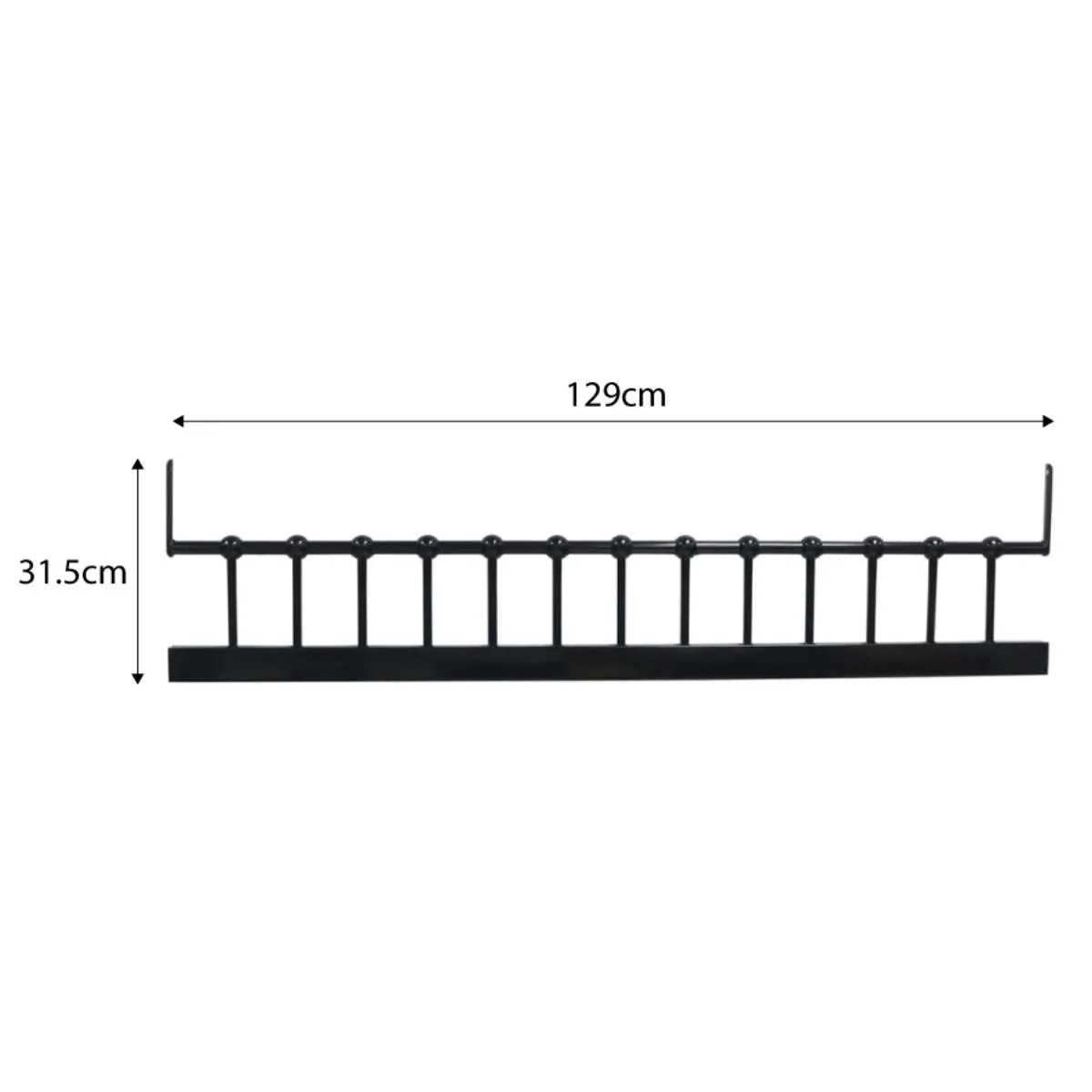 Sonata Cot Toddler Bed Conversion - Black Mocka