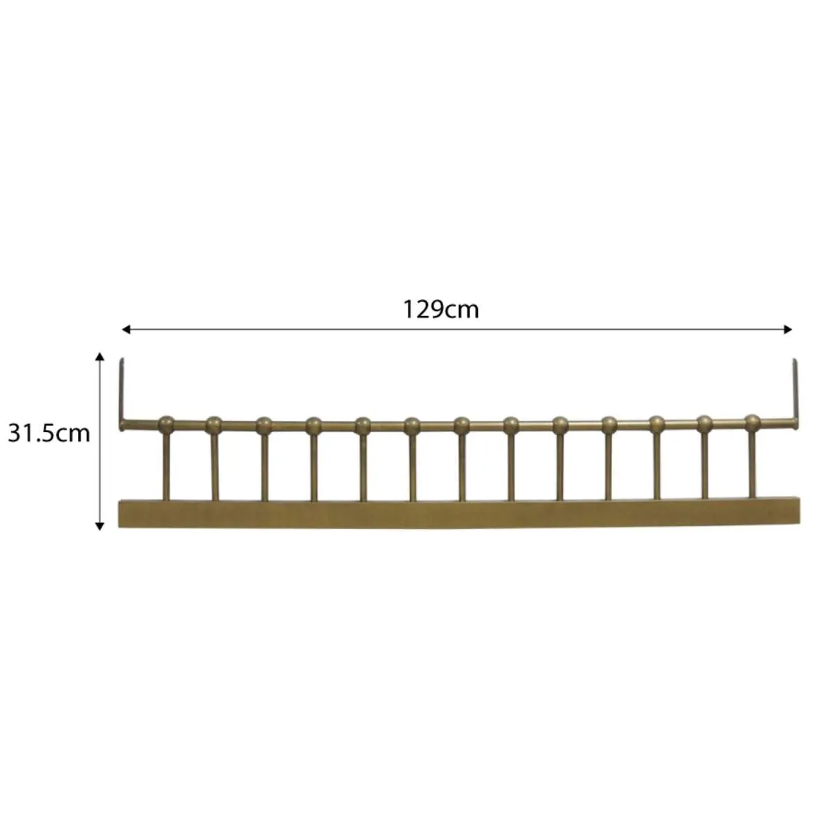 Sonata Cot Toddler Bed Conversion - Bronze Mocka