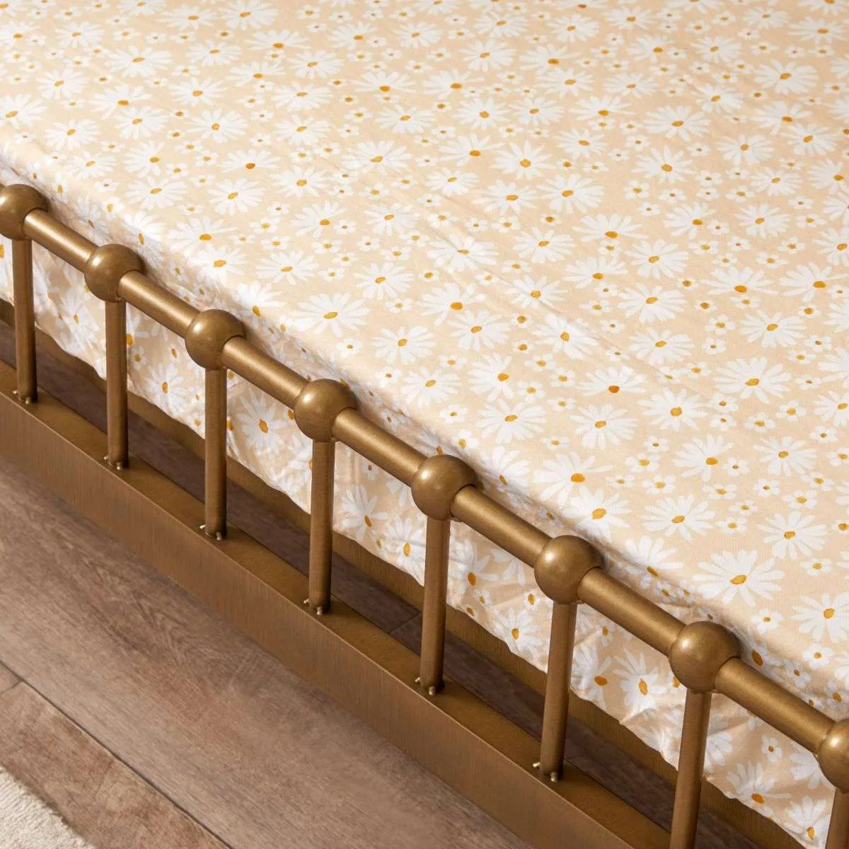 Sonata Cot Toddler Bed Conversion - Bronze Mocka