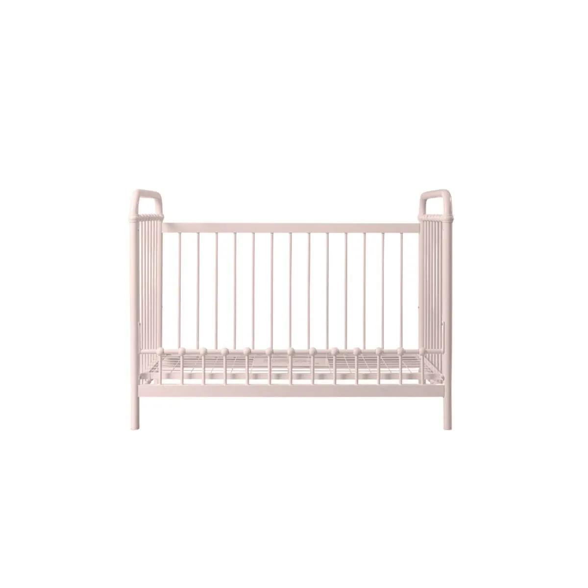 Sonata Cot Toddler Bed Conversion - Pink Mocka
