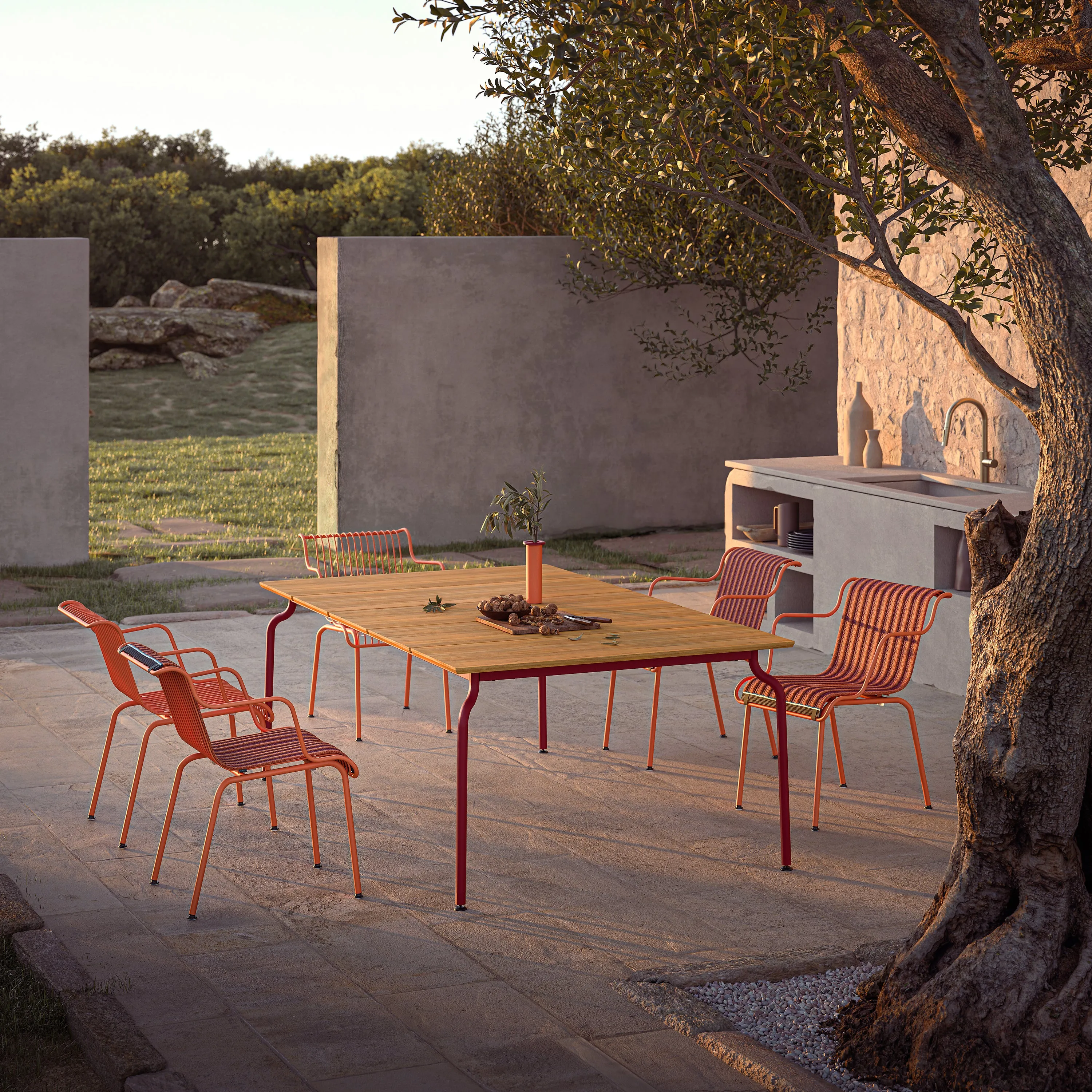 South Outdoor Teak Dining Table