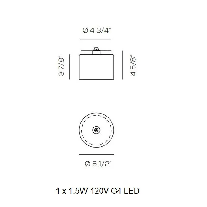 Spillray Semi Flush Mount