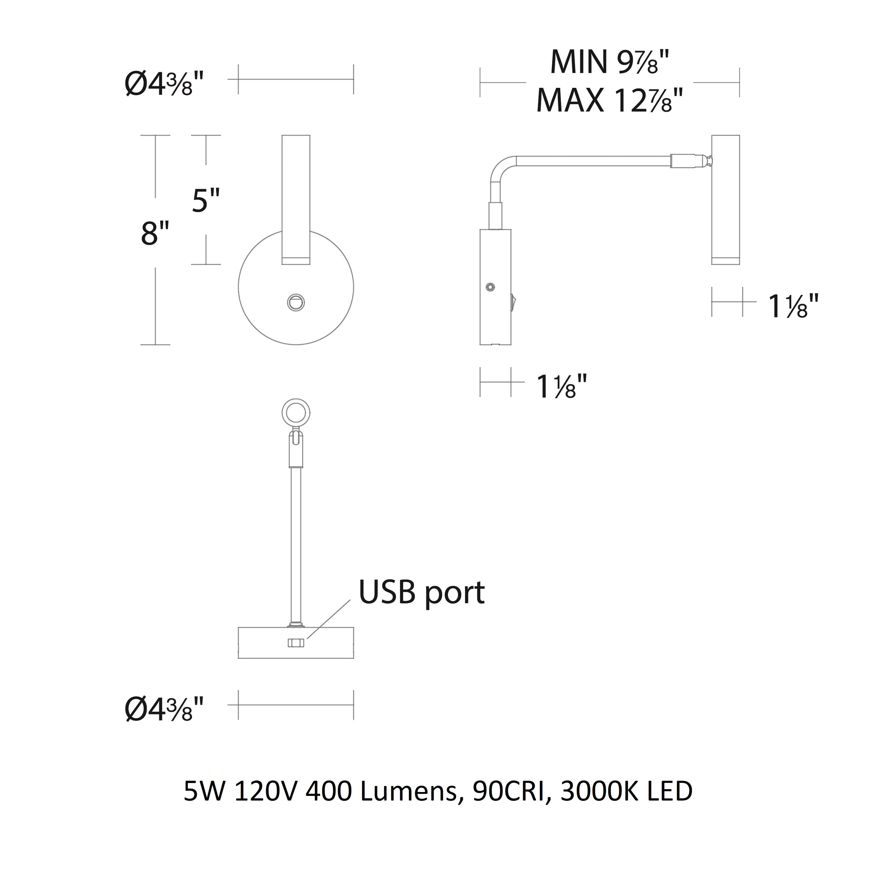 Sprig LED Reading Light