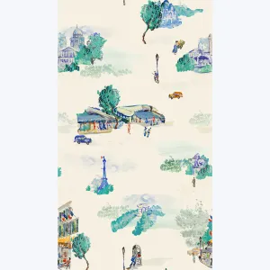 Streets of Paris Wallpaper