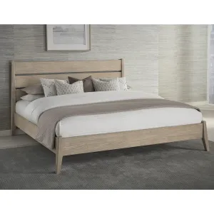 Sumire Slatted Ash Wood Platform Bed in Ginger Modus